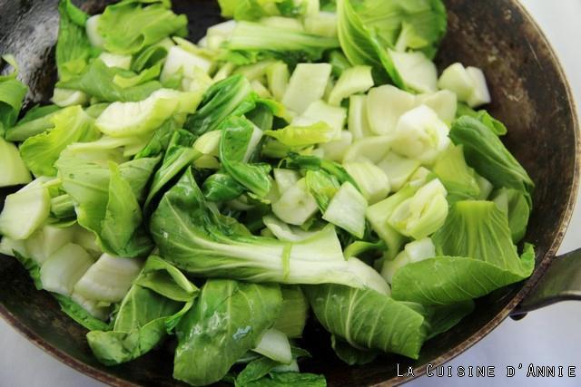 Recette Poêlée de chou chinois pak choï La cuisine familiale Un